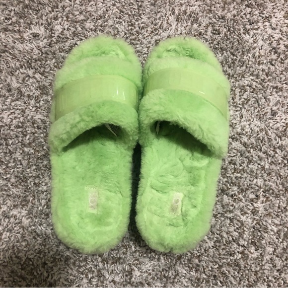 Ugg Plush Platform Slides Slippers - Picture 6 of 8